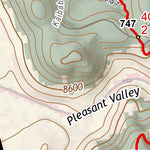 ANST Topo Map 40-4 Kaibab Plateau South 4 Preview 2
