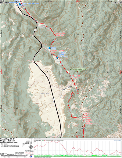 ANST Topo Map 40-4 Kaibab Plateau South 4 Preview 1