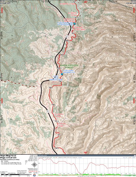 ANST Topo Map 41-2 Kaibab Plateau Central 2 a Preview 1