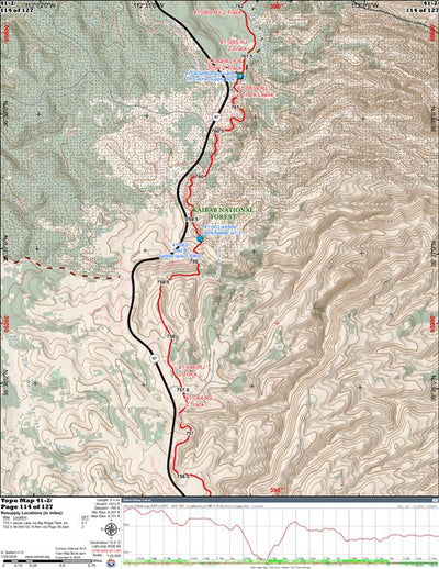 ANST Topo Map 41-2 Kaibab Plateau Central 2 Preview 1