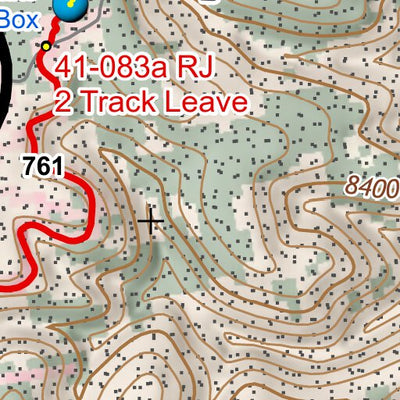 ANST Topo Map 41-2 Kaibab Plateau Central 2 Preview 3