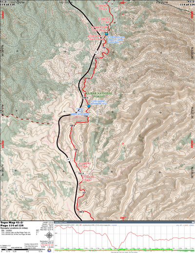 ANST Topo Map 41-2 Kaibab Plateau Central 2 Preview 1