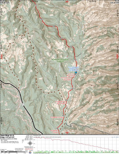 ANST Topo Map 41-3 Kaibab Plateau Central 3 a Preview 1