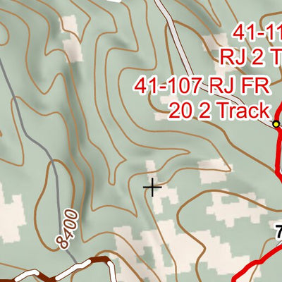 ANST Topo Map 41-3 Kaibab Plateau Central 3 a Preview 2