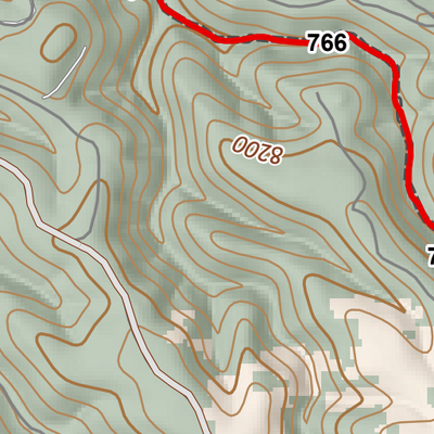 ANST Topo Map 41-3 Kaibab Plateau Central 3 Preview 3