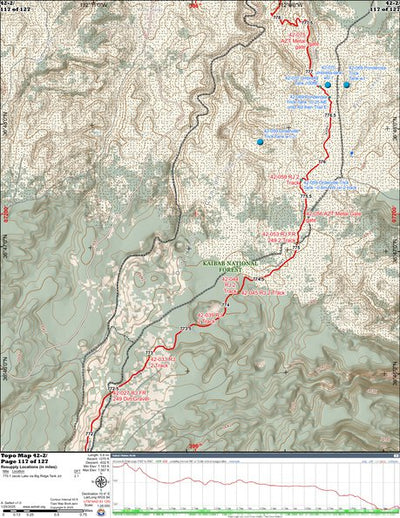 ANST Topo Map 42-2 Kaibab Plateau North 2 a Preview 1
