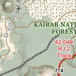 ANST Topo Map 42-2 Kaibab Plateau North 2 a Preview 2