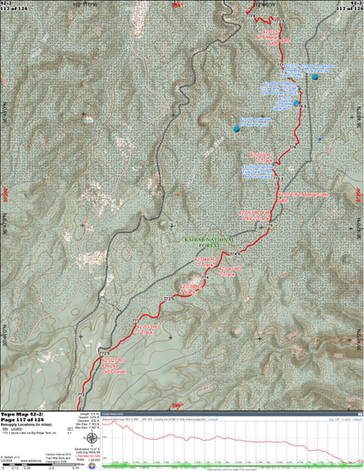 ANST Topo Map 42-2 Kaibab Plateau North 2 Preview 1