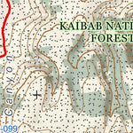 ANST Topo Map 42-3 Kaibab Plateau North 3 a Preview 2