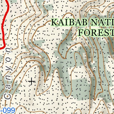 ANST Topo Map 42-3 Kaibab Plateau North 3 a Preview 2