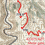 ANST Topo Map 42-3 Kaibab Plateau North 3 a Preview 3