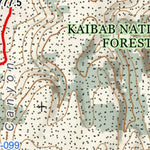 Arizona Trail Association ANST Topo Map 42-3 Kaibab Plateau North 3 digital map