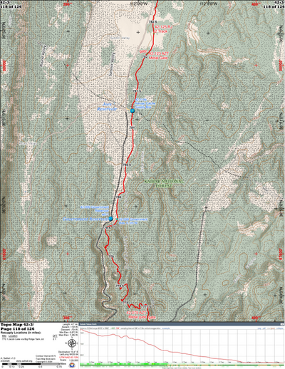 ANST Topo Map 42-3 Kaibab Plateau North 3 Preview 1