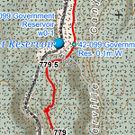ANST Topo Map 42-3 Kaibab Plateau North 3 Preview 3