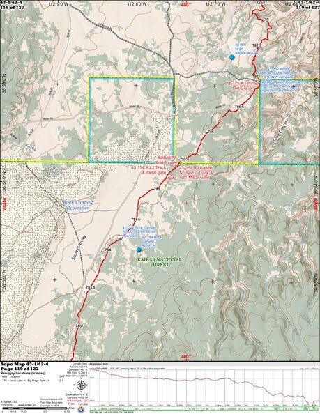 ANST Topo Map 43-1/42/4 Buckskin Mountain 1 a Preview 1