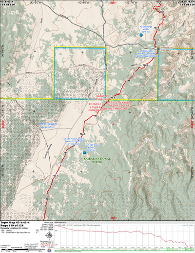 ANST Topo Map 43-1/42/4 Buckskin Mountain 1 Preview 1