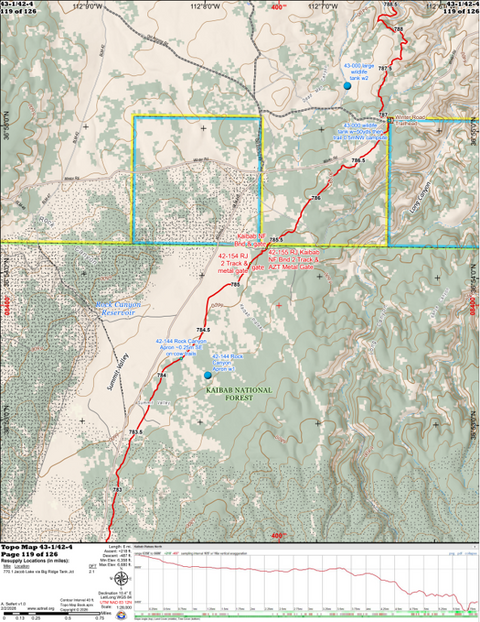 ANST Topo Map 43-1/42/4 Buckskin Mountain 1 Preview 1
