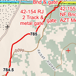 ANST Topo Map 43-1/42/4 Buckskin Mountain 1 Preview 2