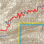 Arizona Trail Association ANST Topo Map 43-3 Buckskin Mountain 3 a digital map
