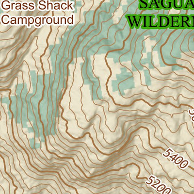 Arizona Trail Association ANST Topo Map 9-2 Rincon Mountains 2 bundle exclusive