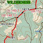 Arizona Trail Association ANST Topo Map 9-3 Rincon Mountains 3 bundle exclusive