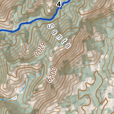 ANST Topo Map Alt11e-1 Pusch Ridge Wilderness Bypass 1 a Preview 2