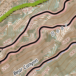 ANST Topo Map Alt11e-1 Pusch Ridge Wilderness Bypass 1 Preview 3