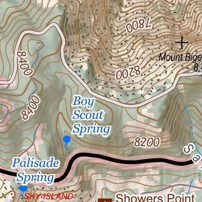 ANST Topo Map Alt11e-2 Pusch Ridge Wilderness Bypass 2 a Preview 2