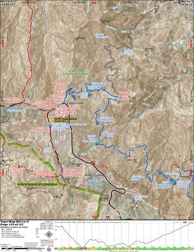 ANST Topo Map Alt11e-3 Pusch Ridge Wilderness Bypass 3 a Preview 1
