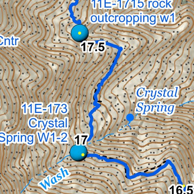ANST Topo Map Alt11e-3 Pusch Ridge Wilderness Bypass 3 a Preview 2