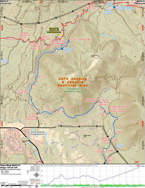 ANST Topo Map Alt33-3 Flagstaff 3 Preview 1