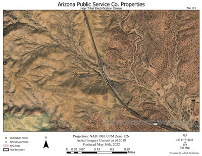 ASciS Solutions Hopi Tile 113 digital map