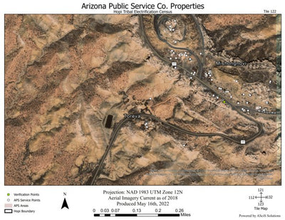 ASciS Solutions Hopi Tile 122 digital map