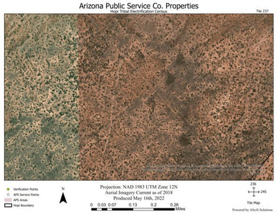ASciS Solutions Hopi Tile 237 digital map