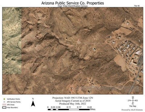 ASciS Solutions Hopi Tile 40 digital map