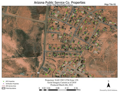 ASciS Solutions Tuba City 81 Map digital map