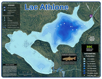 Association sportive Batiscan-Neilson inc. / Zec Batiscan-Neilson Zec Batiscan-Neilson / Lac Athlone digital map