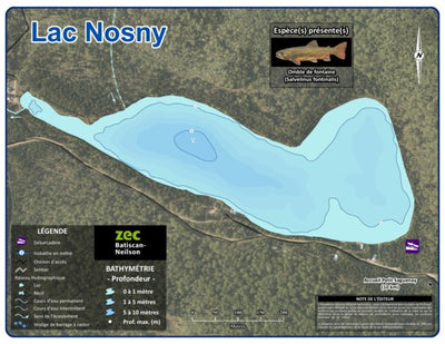 Association sportive Batiscan-Neilson inc. / Zec Batiscan-Neilson Zec Batiscan-Neilson / Lac Nosny digital map