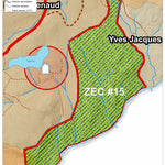 Association sportive Miguick Carte des zones de chasse - Zone ZEC #15 digital map