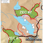 Association sportive Miguick Carte des zones de chasse - Zone ZEC #7 digital map