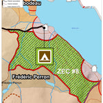 Association sportive Miguick Carte des zones de chasse - Zone ZEC #8 digital map