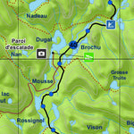 Association sportive Miguick Carte ZEC Rivière-Blanche digital map