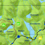 Association sportive Miguick Carte ZEC Rivière-Blanche digital map