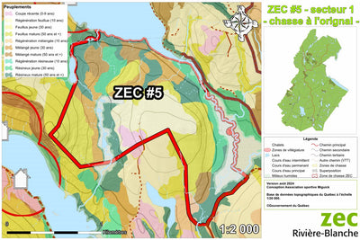 ZEC de la Rivière-Blanche, chasse à l'orignal Zone 5 - secteur 1 Preview 1