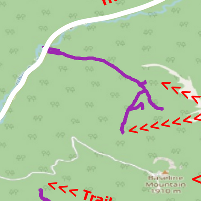 ATV Trails Guide -- Baseline Mountain Dead-end Trails Preview 3