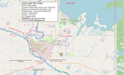ATV Trails Guide -- Cold Lake City Trails Preview 1