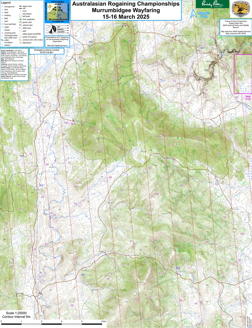 Rogaining Map 2025 Australasian Rogaining Championships Map by Australian Rogaining ...