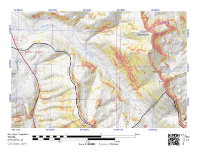 Avalanche Science LLC Banner 9220 digital map