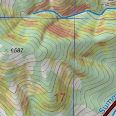 Avalanche Science LLC Pilot Peak digital map