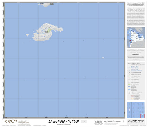 Avataq Cultural Institute 34E Innalikkuit - Quumiutait 01 digital map